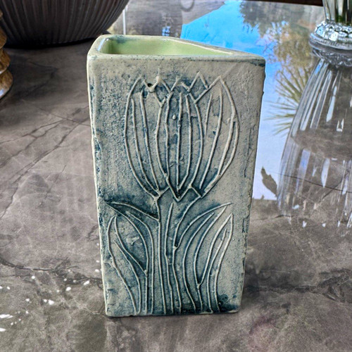 Carn pottery angle slabbed