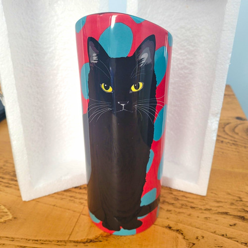 John beswick ceramic cat vase - cat,