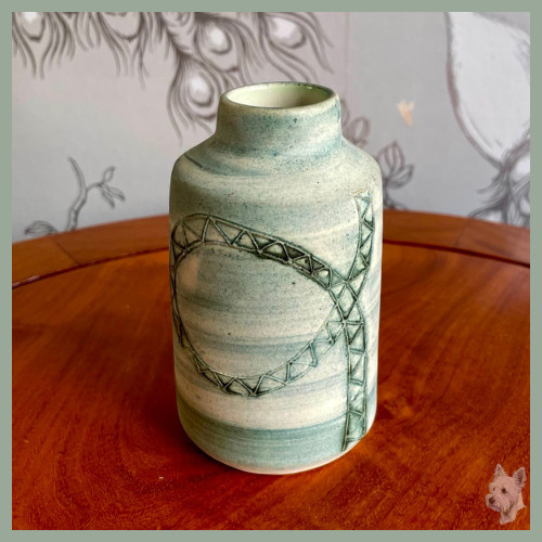 Carn pottery bottle - pottery,