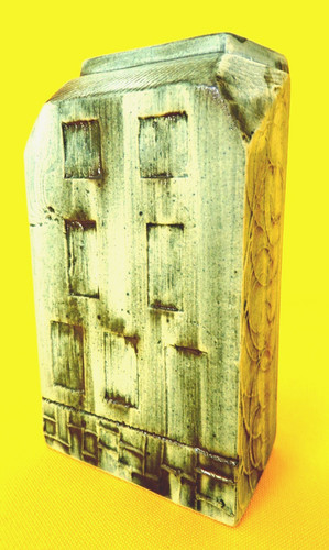Carn pottery box house - box, vase
