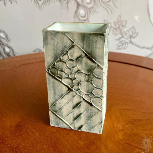 Carn pottery abstract box vase - carn,