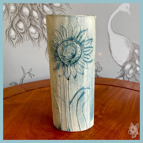 Vintage carn pottery sunflower - vintage,
